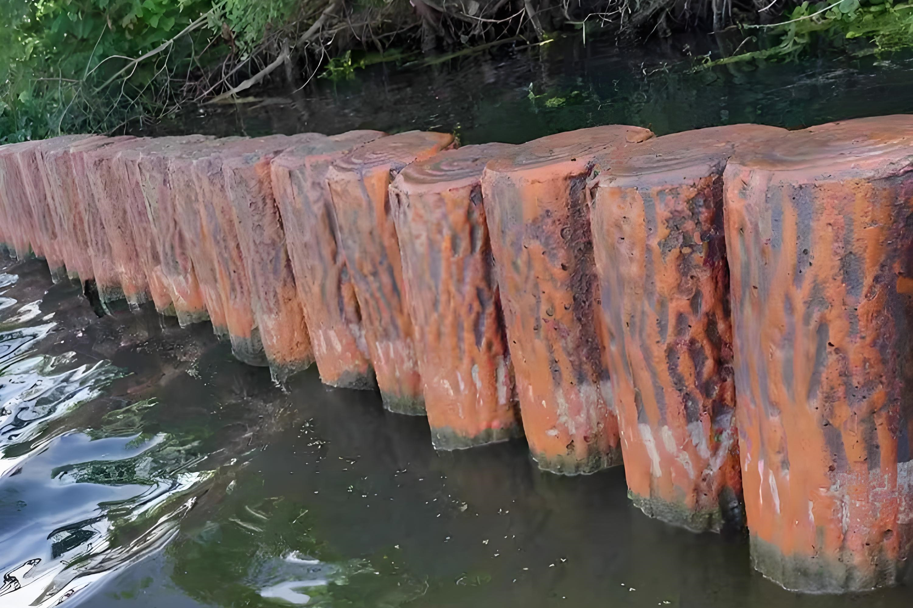 仿木樁批發(fā)廠家泓樺錦嘉-仿木樁施工能抗洪水沖擊嗎？