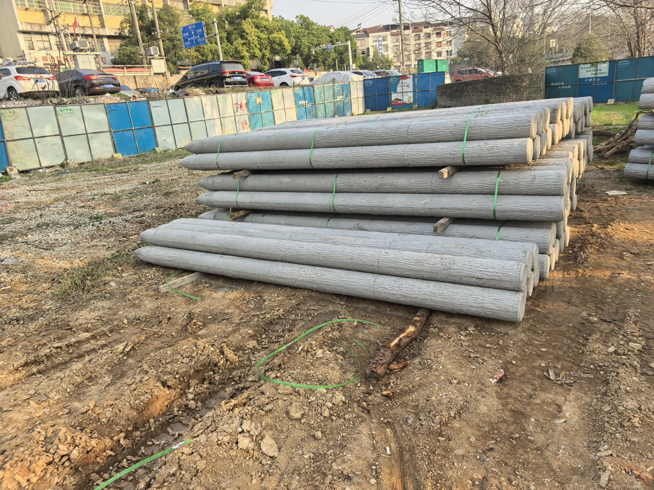 水泥樁批發(fā)廠家泓樺錦嘉-水泥樁打樁的施工流程是怎樣的？