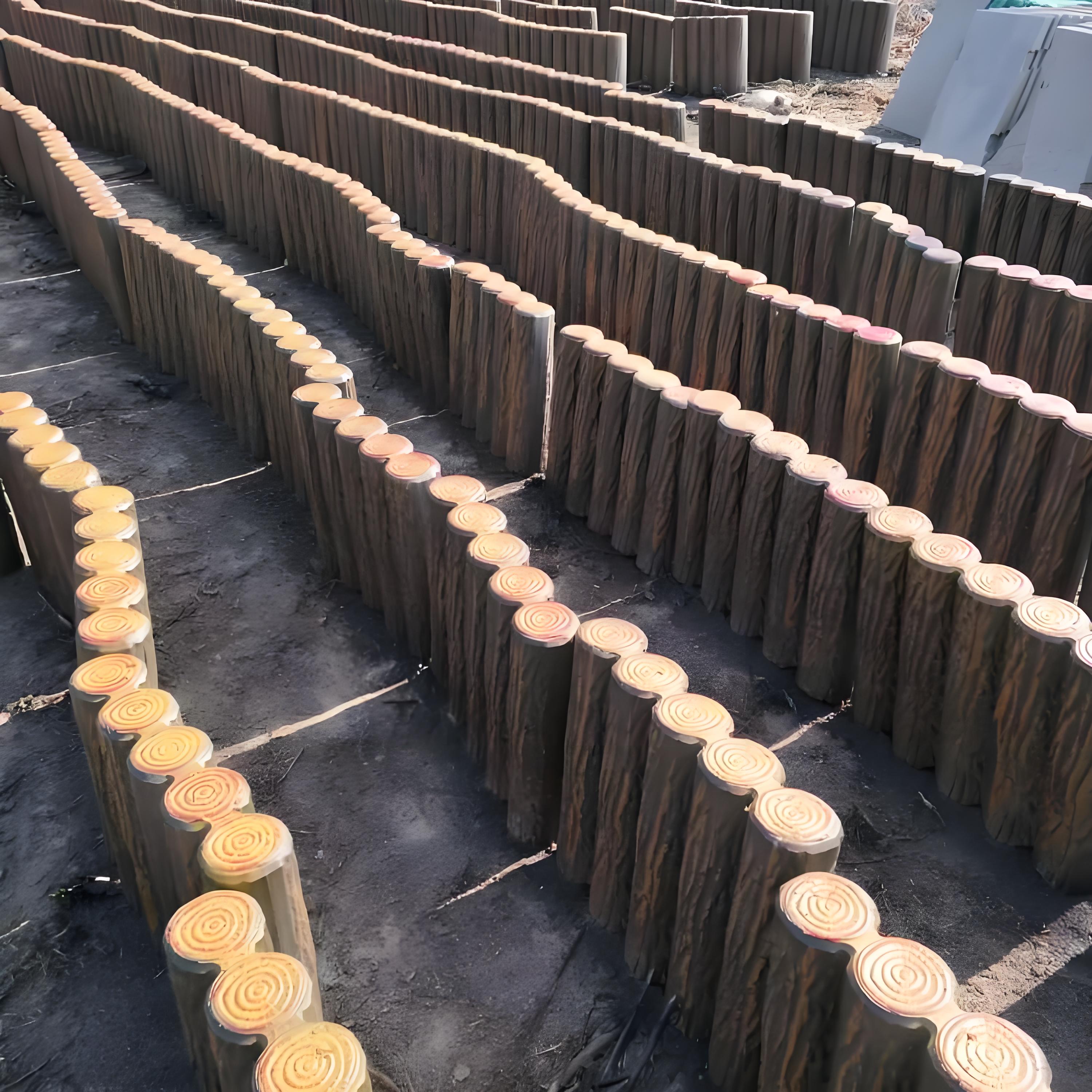 水泥仿木樁施工隊(duì)泓樺錦嘉 - 水泥樁打樁的施工流程有哪些？